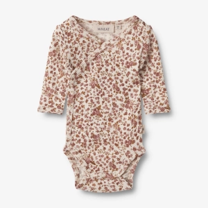 Wool Body L/S Willow - rose flowers