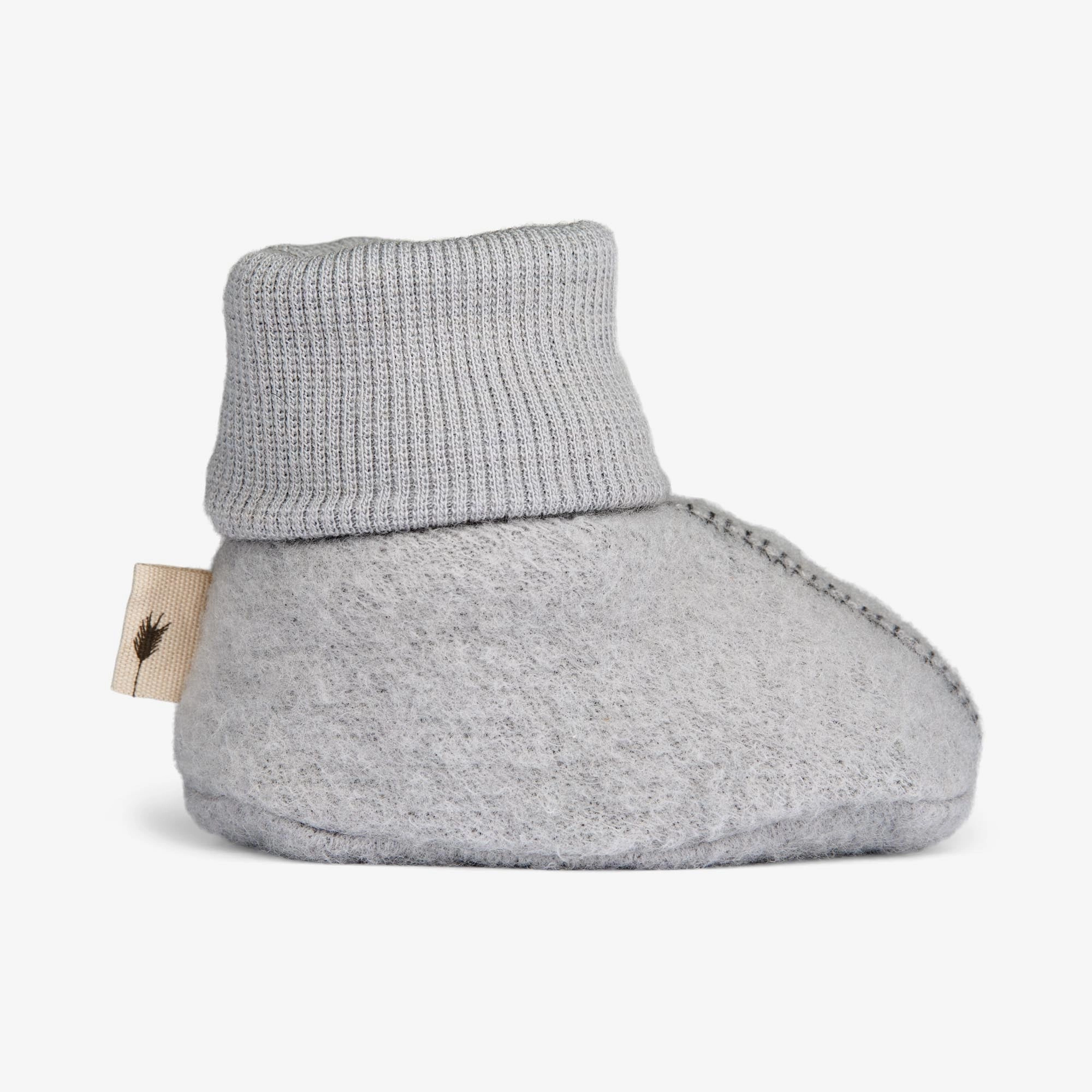 Wool Fleece Booties | Baby - winter sky