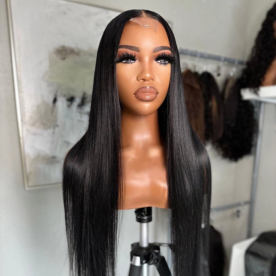 WOWANGEL 2X6 HD Lace Closure Wig Wear & Go Glueless Wig