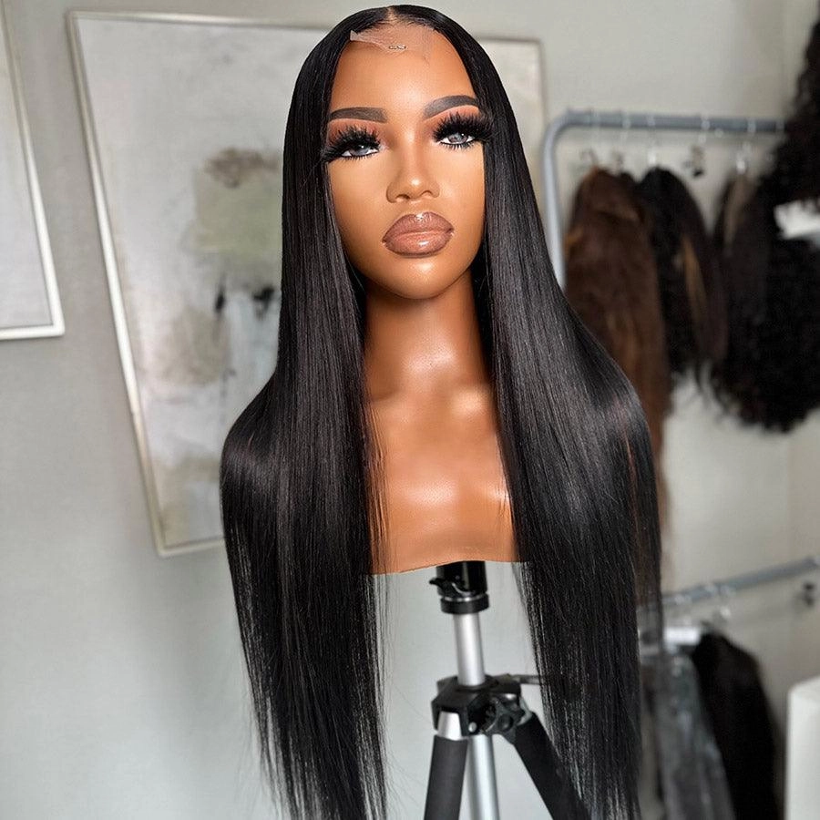 WOWANGEL 2X6 HD Lace Closure Wig Wear & Go Glueless Wig