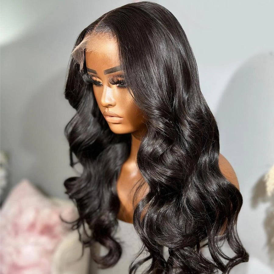 WOWANGEL 6x6 Skinlike Real HD Lace Closure Wig Body Wave Glueless Wig