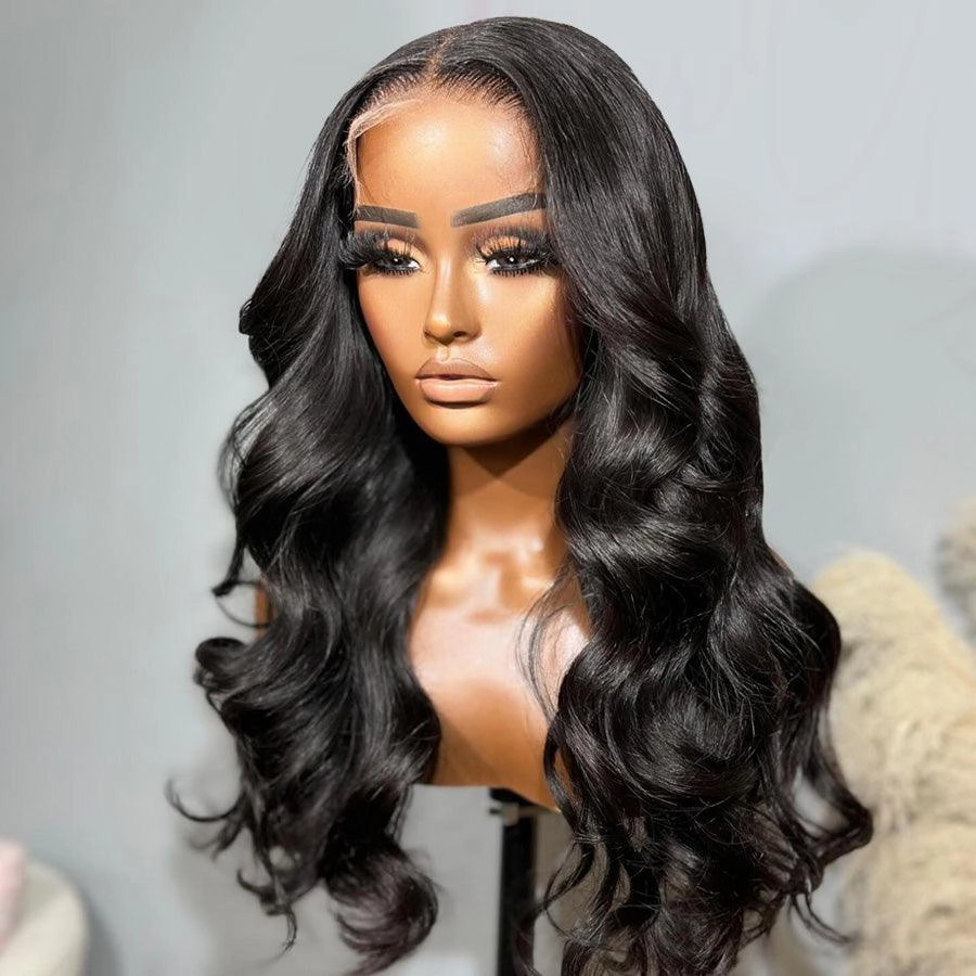 WOWANGEL 6x6 Skinlike Real HD Lace Closure Wig Body Wave Glueless Wig