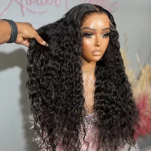 WOWANGEL 6x6 Skinlike Real HD Lace Closure Wig Water Wave Glueless Wig