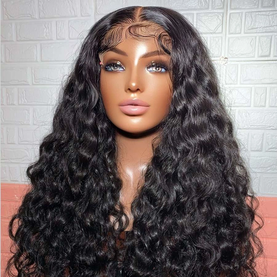 WOWANGEL 7x7 Loose Curl HD Lace Closure Wig Parting Max Glueless Wig