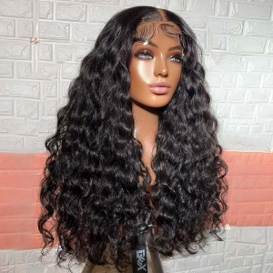 WOWANGEL 7x7 Loose Curl HD Lace Closure Wig Parting Max Glueless Wig