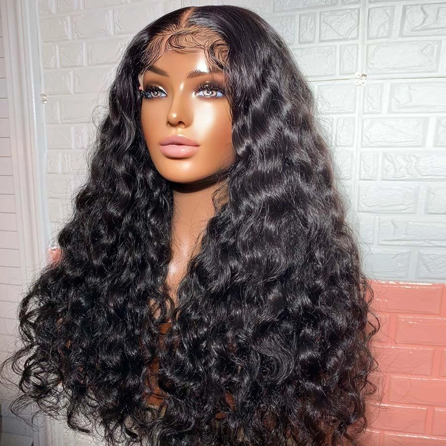 WOWANGEL 7x7 Loose Curl HD Lace Closure Wig Parting Max Glueless Wig