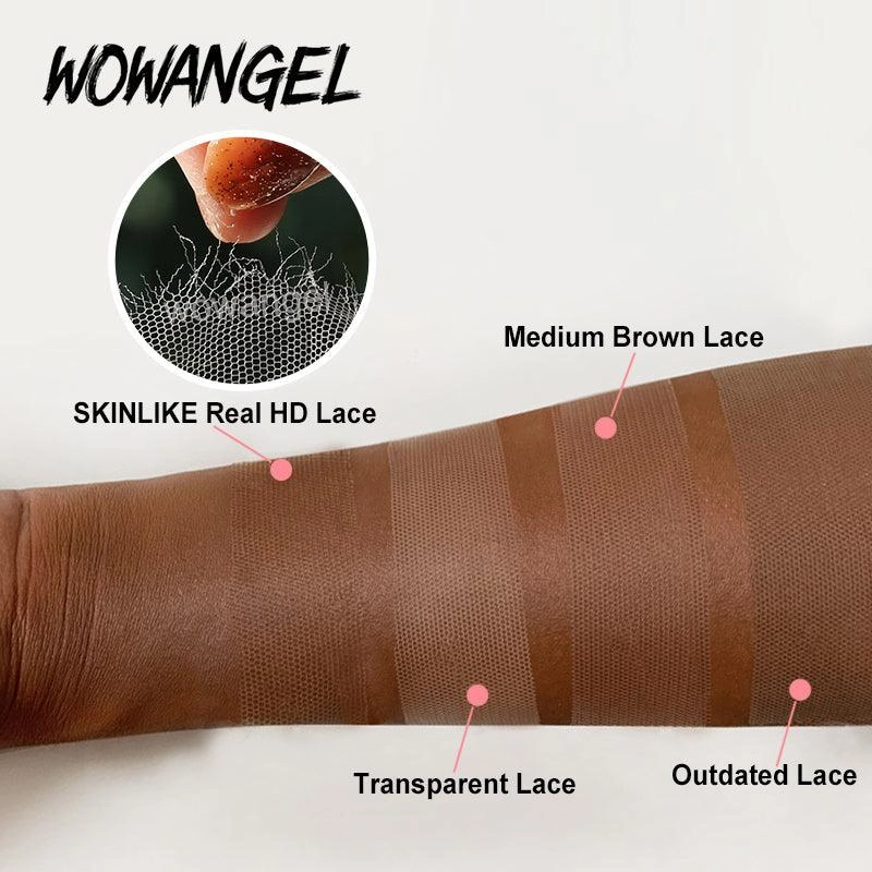 WOWANGEL 7x7 Loose Curl HD Lace Closure Wig Parting Max Glueless Wig
