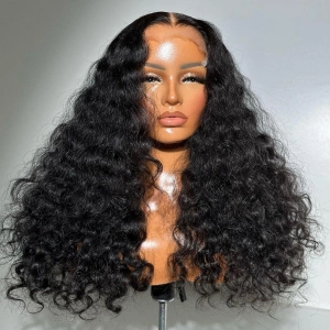 WOWANGEL Burmese Wave 6x6 Skinlike Real HD Lace Closure Wig Glueless Wig