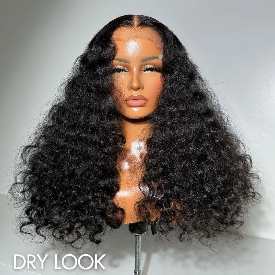 WOWANGEL Burmese Wave 6x6 Skinlike Real HD Lace Closure Wig Glueless Wig