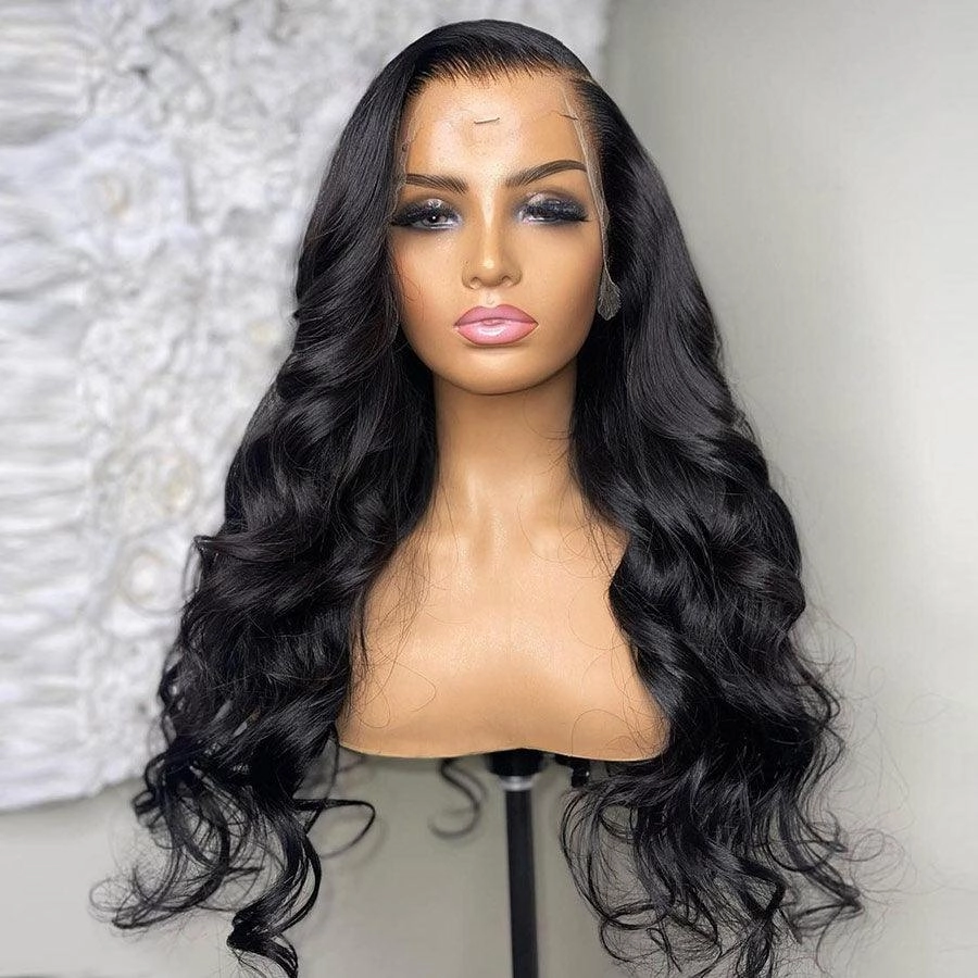 WOWANGEL Skinlike Real HD Lace 13X6 Full Frontal Wig Body Wave Pre Plucked