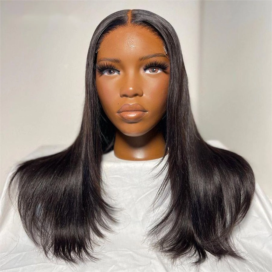 WOWANGEL Wear & Go 5x5 HD Lace Closure Wig Straight Pre-Everything Glueless Wig